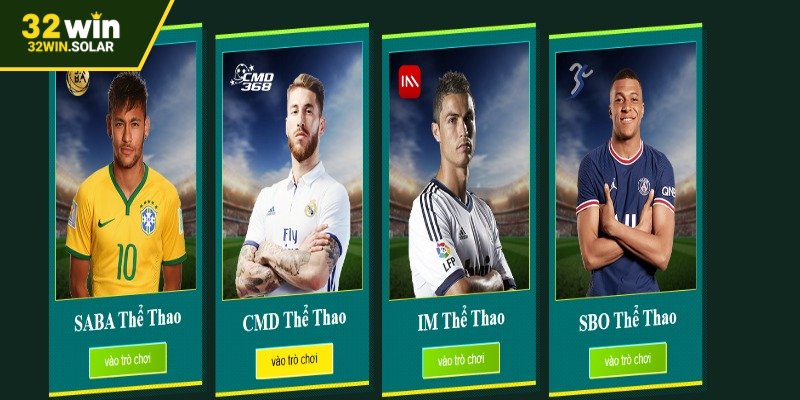 Các môn thể thao đang được ưa thích trên 32WIN