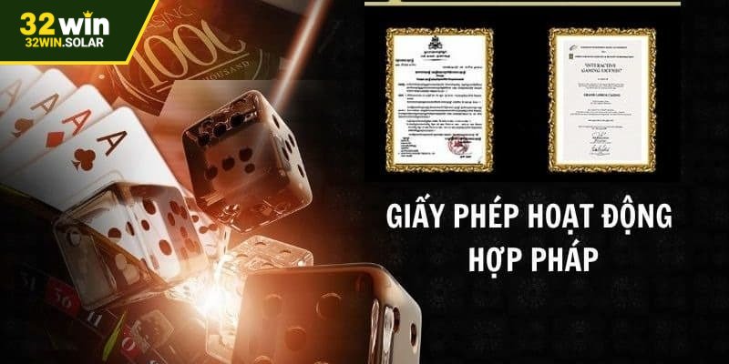 Giấy phép hoạt động là yếu tố bắt buộc cần có